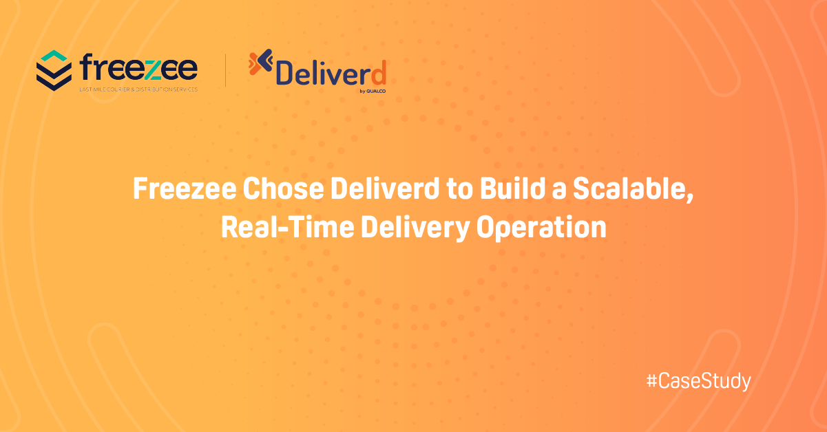 Freezee Chose Deliverd to Build a Scalable, Real-Time Delivery Operation